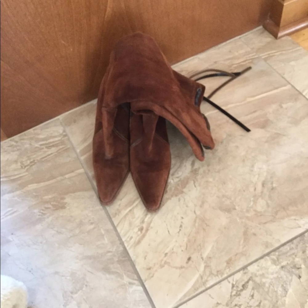 Coach suede boots size 8 - Picture 4 of 6